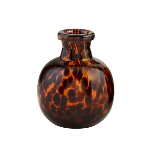 Small Tortoise Glass Vase for Home Décor and Indoor Plants
| Mud Pie 5" x |5" Tortoise Shape Vase for Desk or Shelf
| M