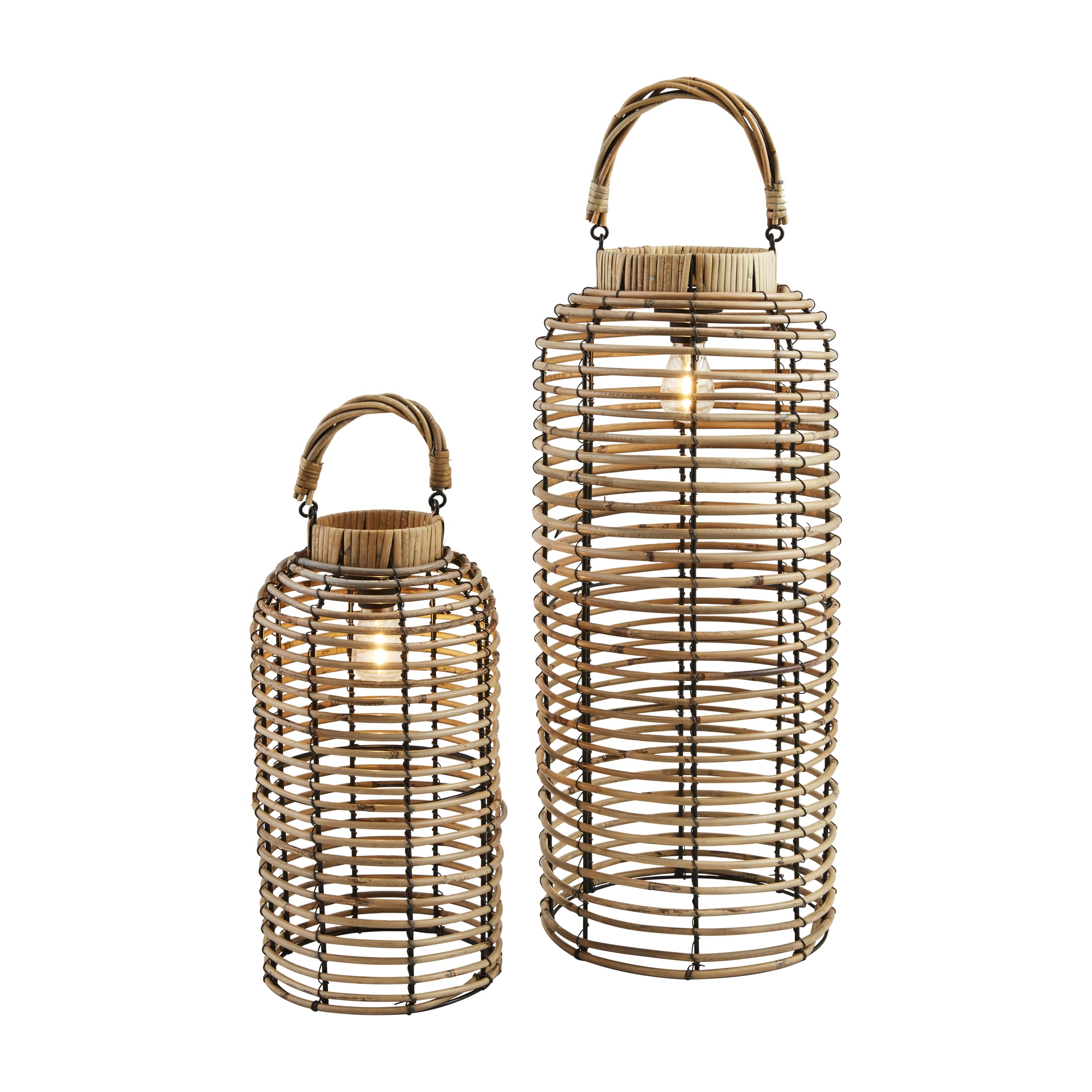Gray Rattan Battery Lanterns for Home Decor | Mud Pie
| Mud Pie Gray Rattan Battery Lanterns | Ideal for Outdoor Lighti
